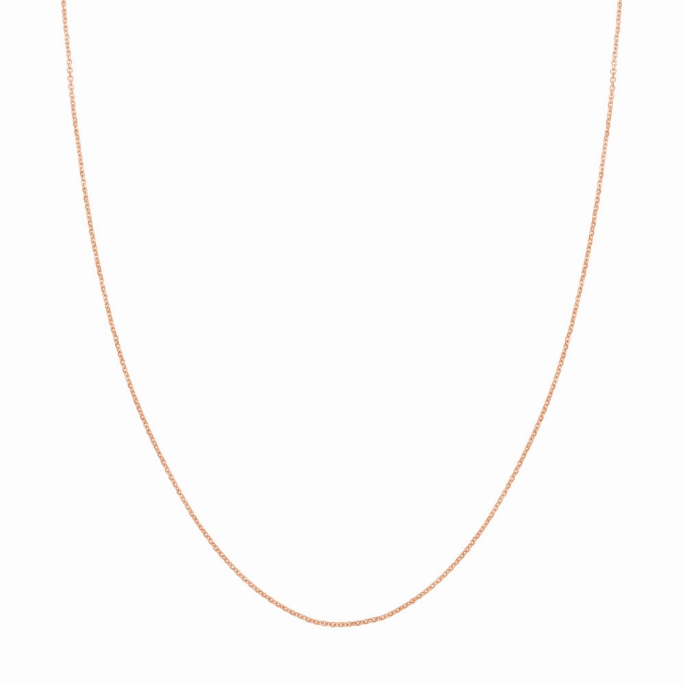 14k Gold Diamond-Cut Cable Chain