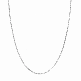 14k Gold Flat Mariner Chain 18"