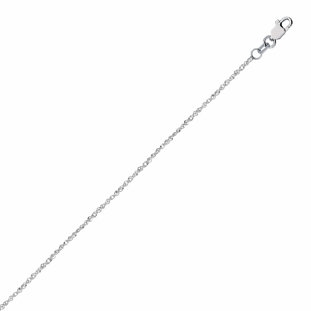 14k Gold Singapore Sparkle Chain