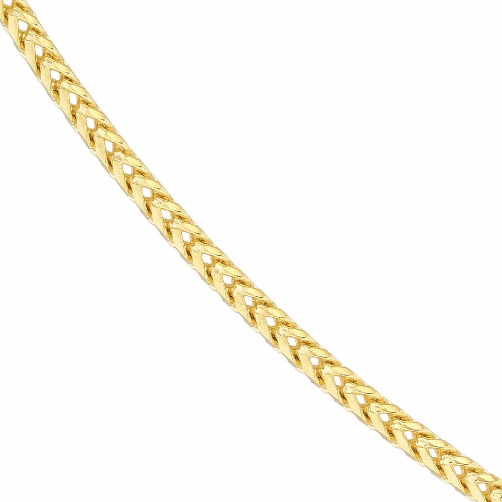 14k Yellow Gold 2.5mm Franco Chain