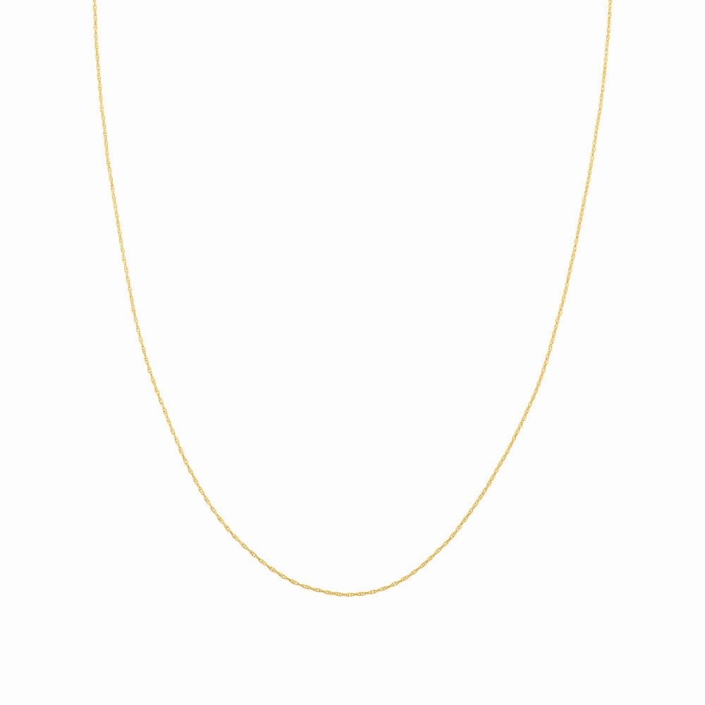 14k Yellow Gold Rope Necklace