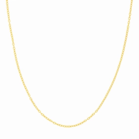 14kt 1.9mm Designer Rolo Chain, 18"