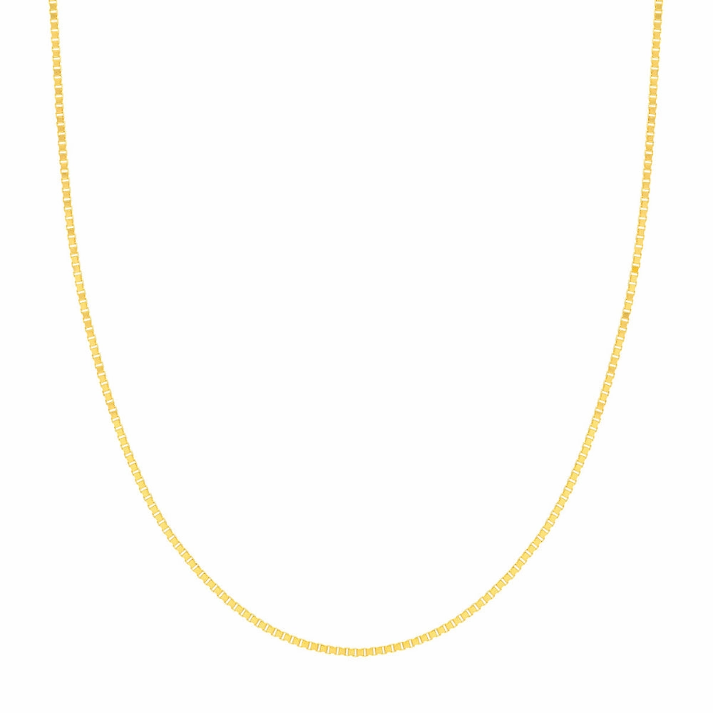 14kt Yellow Gold 1.2mm Box Chain
