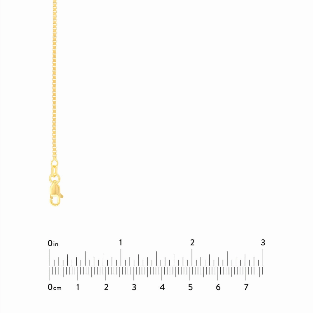 14kt Yellow Gold 1.2mm Box Chain