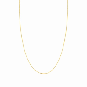 14kt Yellow Gold .96mm Box Chain, 30"