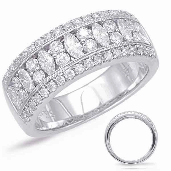 1.00 ctw. WHITE GOLD DIAMOND FASHION RING D4576WG