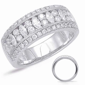 1.00 ctw. WHITE GOLD DIAMOND FASHION RING D4576WG