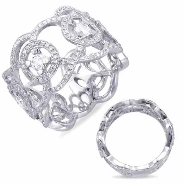 1.00 ctw. WHITE GOLD PAVE BAND D4414WG
