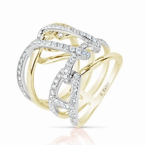1.00 ctw. YELLOW GOLD DIAMOND FASHION RING D4454YW