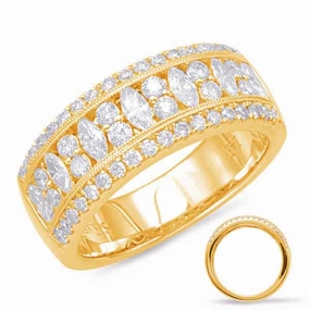 1.00 ctw. YELLOW GOLD DIAMOND FASHION RING D4576YG