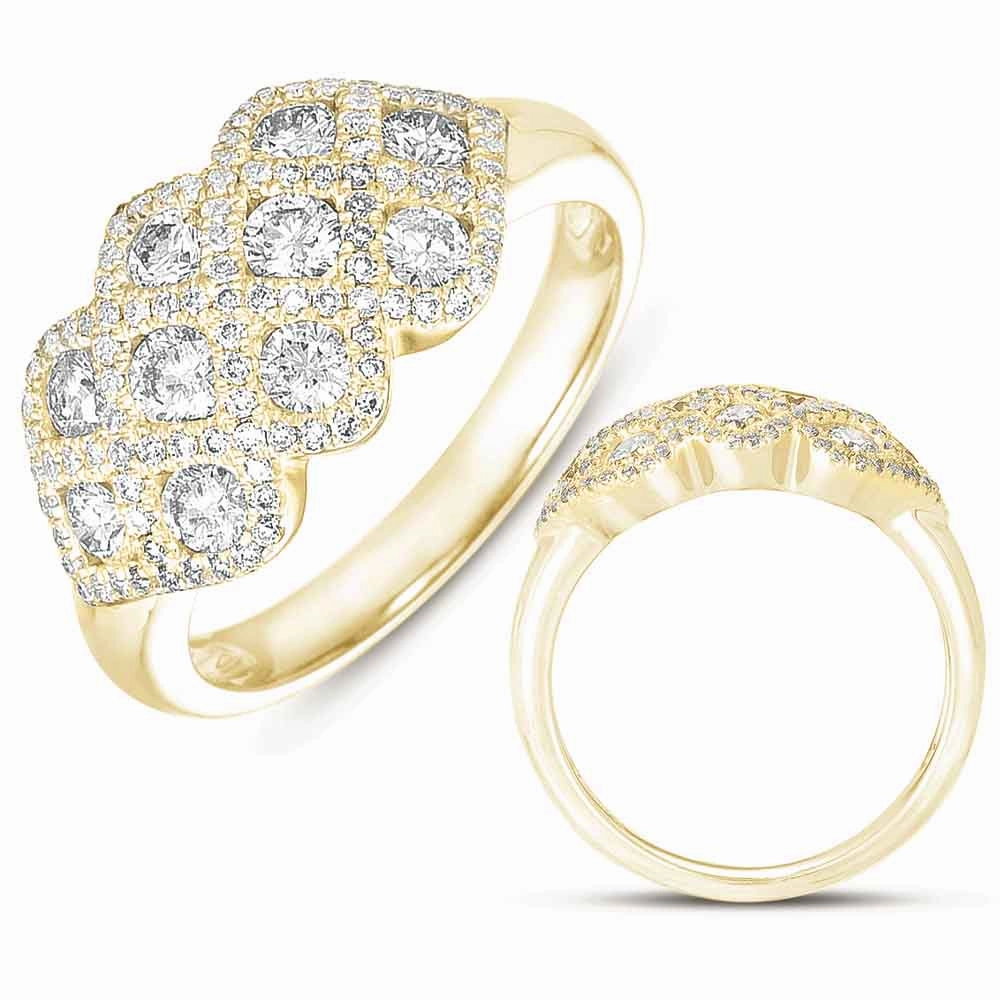 1.00 ctw. YELLOW GOLD FASHION RING D4251YG