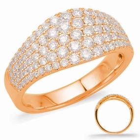 1.01 ctw. ROSE GOLD DIAMOND FASHION RING D4585RG