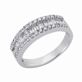 1.07 ctw. WHITE GOLD DIAMOND RING D3724WG