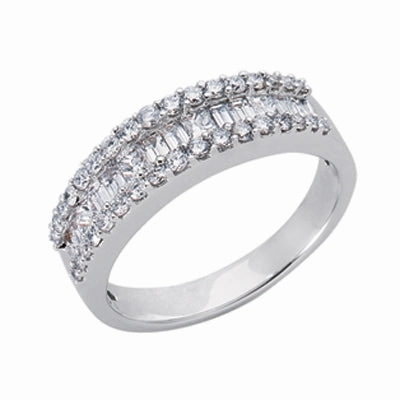 1.07 ctw. WHITE GOLD DIAMOND RING D3724WG
