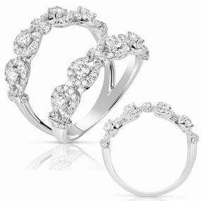 1.08 ctw. WHITE GOLD DIAMOND FASHION RING D4460WG