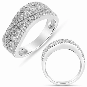 1.10 ctw. WHITE GOLD FASHION DIAMOND RING D4324WG