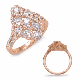 1.11 ctw. ROSE GOLD FASHION RING D4397RG