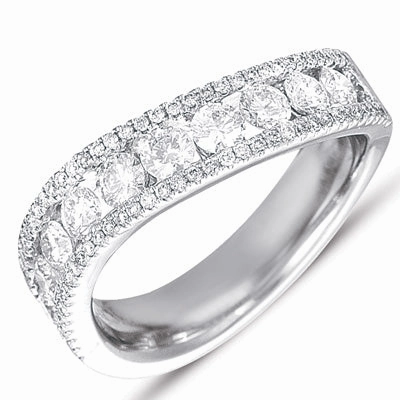 1.18 ctw. WHITE GOLD PAVE DIAMOND RING D4172WG