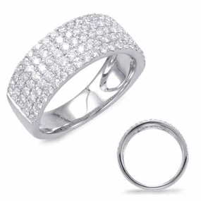 1.19 ctw. PLATINUM WEDDING BAND D4399-PL