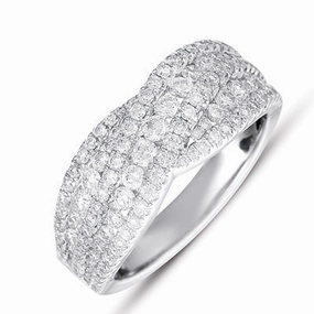 1.21 ctw. WHITE GOLD PAVE DIAMOND RING D4173WG
