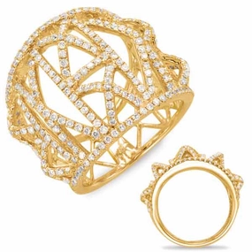 1.21 ctw. YELLOW GOLD DIAMOND FASHION RING D4422YG