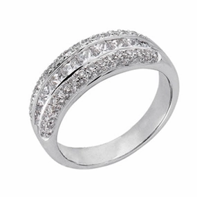 1.22 ctw. WHITE GOLD DIAMOND RING D3786WG