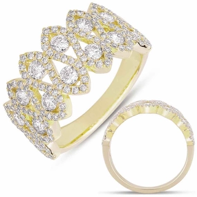 1.22 ctw. YELLOW GOLD FASHION RING D4218YG
