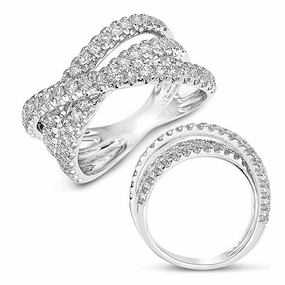 1.23 ctw. WHITE GOLD DIAMOND FASHION RING D4311WG