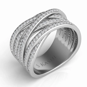 1.25 ctw. WHITE GOLD DIAMOND FASHION RING D4167WG