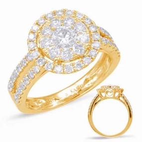 1.25 ctw. YELLOW GOLD DIAMOND FASHION RING D4543YG