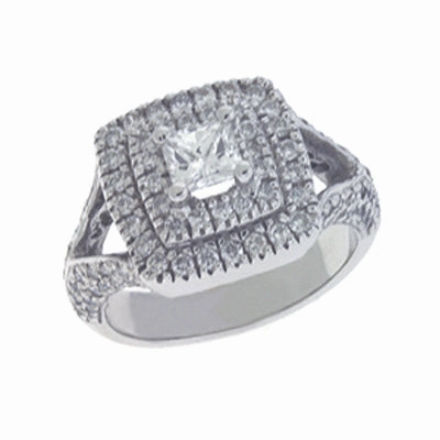 1.27 ctw. WHITE GOLD DIAMOND RING D3813WG