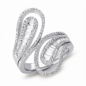 1.28 ctw. WHITE GOLD DIAMOND FASHION RING D4099WG