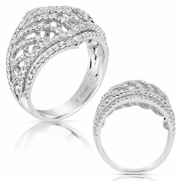 1.30 ctw. WHITE GOLD DIAMOND FASHION RING D4493WG