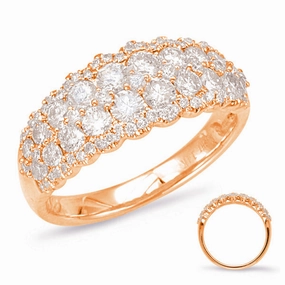 1.31 ctw. ROSE GOLD DIAMOND FASHION RING D4561RG