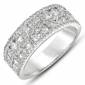 1.38 ctw. PLATINUM FASHION RING D4221-PL