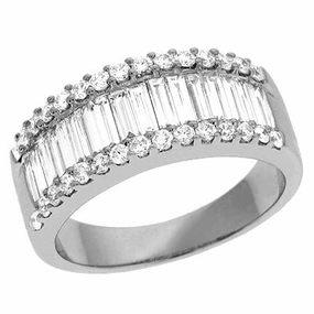 1.42 ctw. WHITE GOLD DIAMOND RING D3962WG