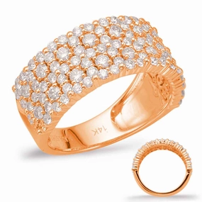 1.46 ctw. ROSE GOLD DIAMOND FASHION RING D4588RG