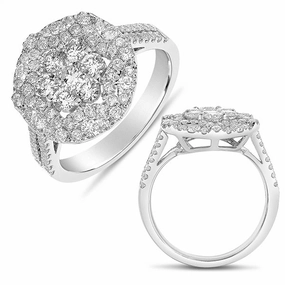 1.54 ctw. WHITE GOLD FASHION DIAMOND RING D4322WG