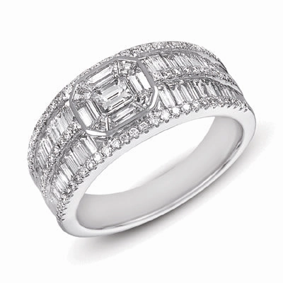 1.59 ctw. WHITE GOLD DIAMOND FASHION RING D4136WG
