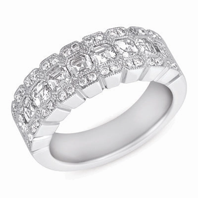 1.65 ctw. PLATINUM DIAMOND BAND D4120-PL