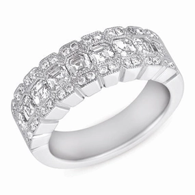 1.65 ctw. PLATINUM DIAMOND BAND D4120-PL