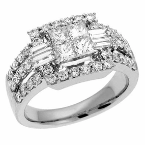 1.65 ctw. WHITE GOLD DIAMOND RING D3950WG