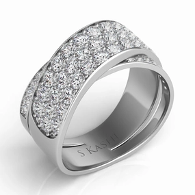 1.66 ctw. WHITE GOLD DIAMOND FASHION RING D4271WG
