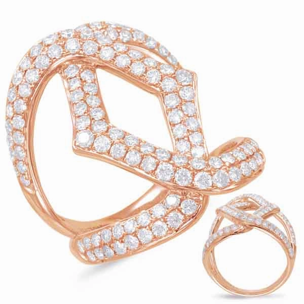 1.70 ctw. ROSE GOLD DIAMOND FASHION RING D4542RG