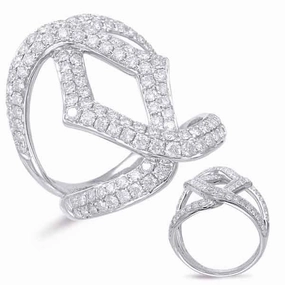 1.70 ctw. WHITE GOLD DIAMOND FASHION RING D4542WG