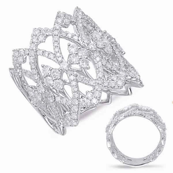 1.74 ctw. WHITE GOLD DIAMOND FASHION RING D4574WG