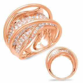 1.82 ctw. ROSE GOLD DIAMOND FASHION RING D4368RG