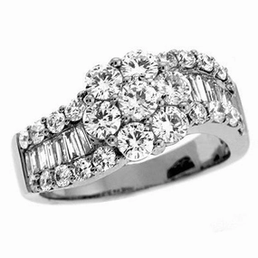 1.83 ctw. WHITE GOLD DIAMOND RING D3926WG