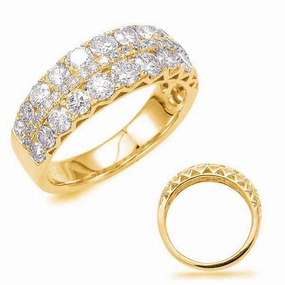 1.91 ctw. YELLOW GOLD DIAMOND BAND D4394YG