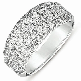 1.94 ctw. WHITE GOLD PAVE WEDDING BAND D4220WG